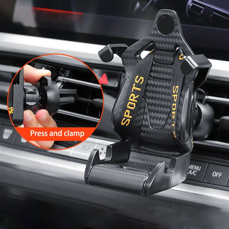 Racing Seat Car Phone Holder